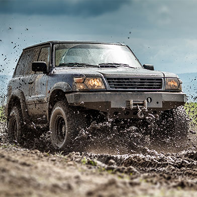 Muddy Jeep