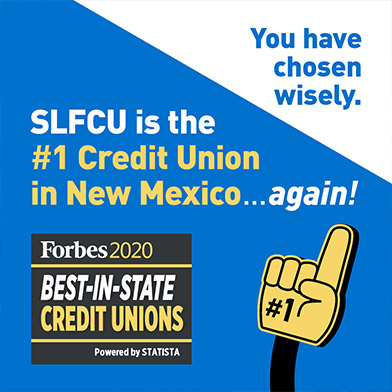 You have chosen wisely. Sunward is the #1 credit union in New Mexico...again! Forbes Best-in-state Credit Union.