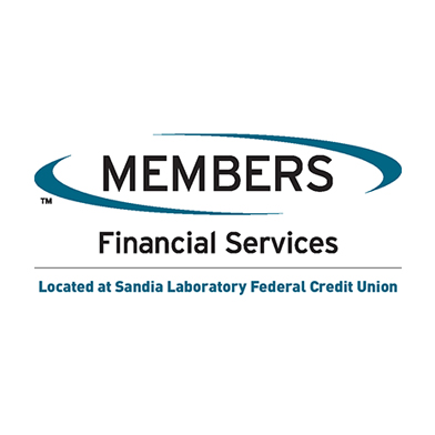 MEMBERS Financial Services logo with Located at Sunward below it